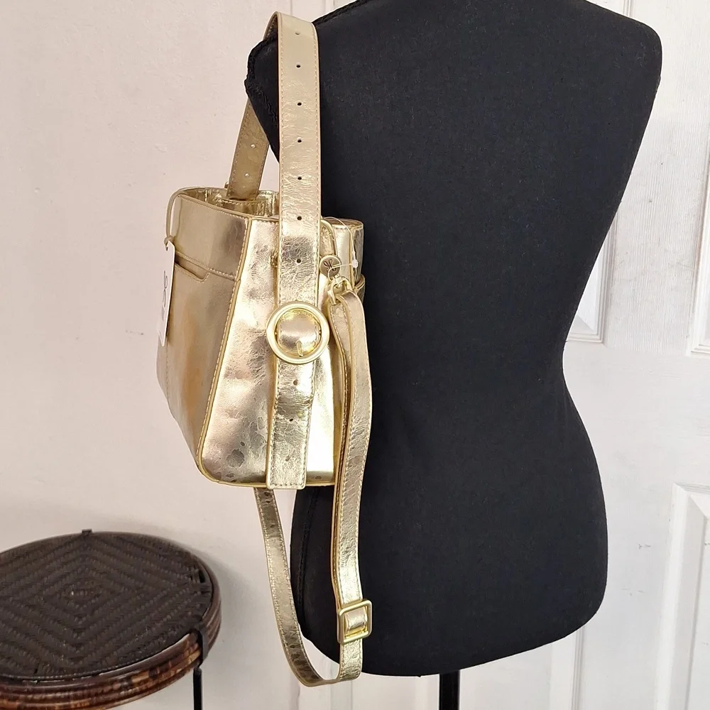 Hobo Render Small Crossbody Gilded Marble Bag NWT - Picture 4 of 16